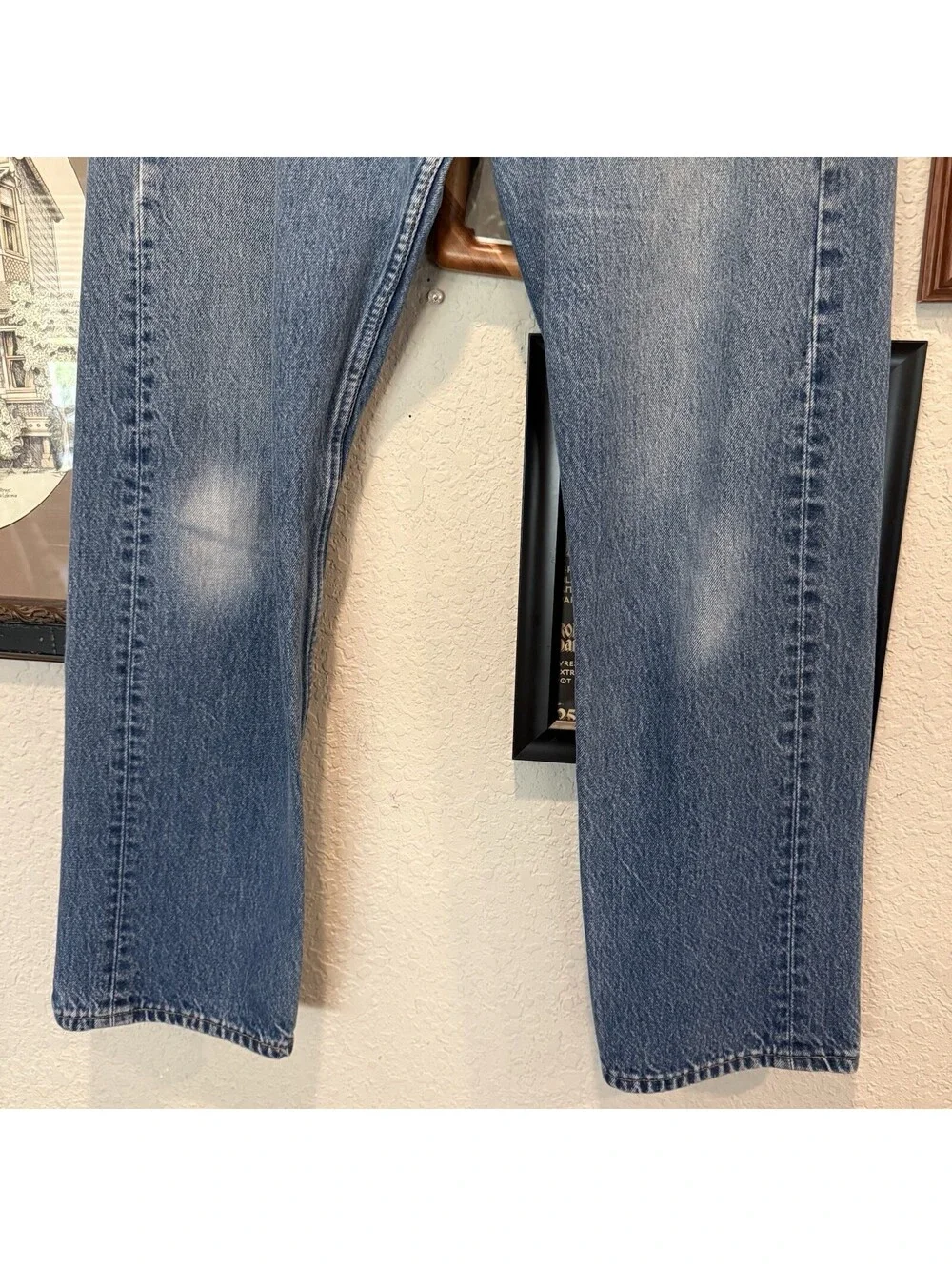 Vintage 80s/90s RARE Levi’s 501 STF Men’s 34x30 Blue Denim Jeans Made in USA